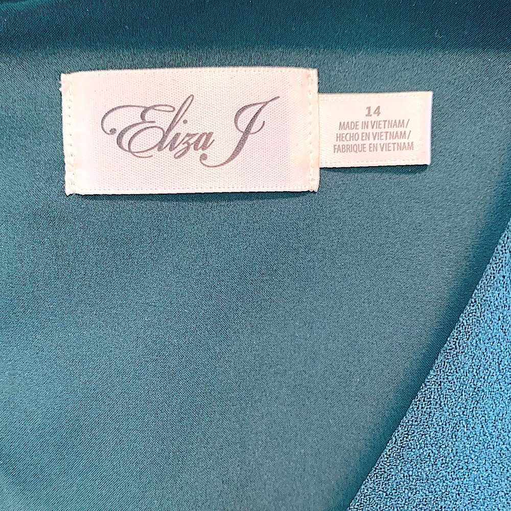 Eliza J • Emerald Green • Fit n Flare Dress - Picture 2 of 4